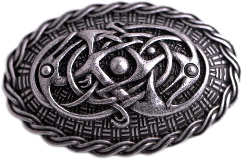 LANGHONG Norse Viking Brooch For Men Turtle Brooch Talisman Jewelry, Gift For Men - Image 1